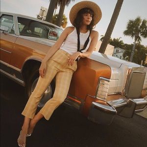 Yellow Flared Pants - Petite Studio NYC